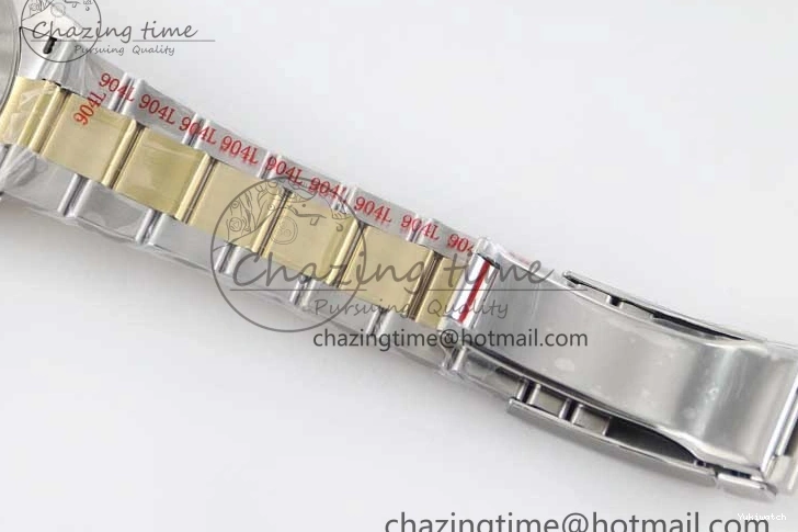 YG Asian SS Dial Edition Sky-Dweller Best 23J to 904L 1:1 Noob White on Bracelet 9001 SS YG 0301